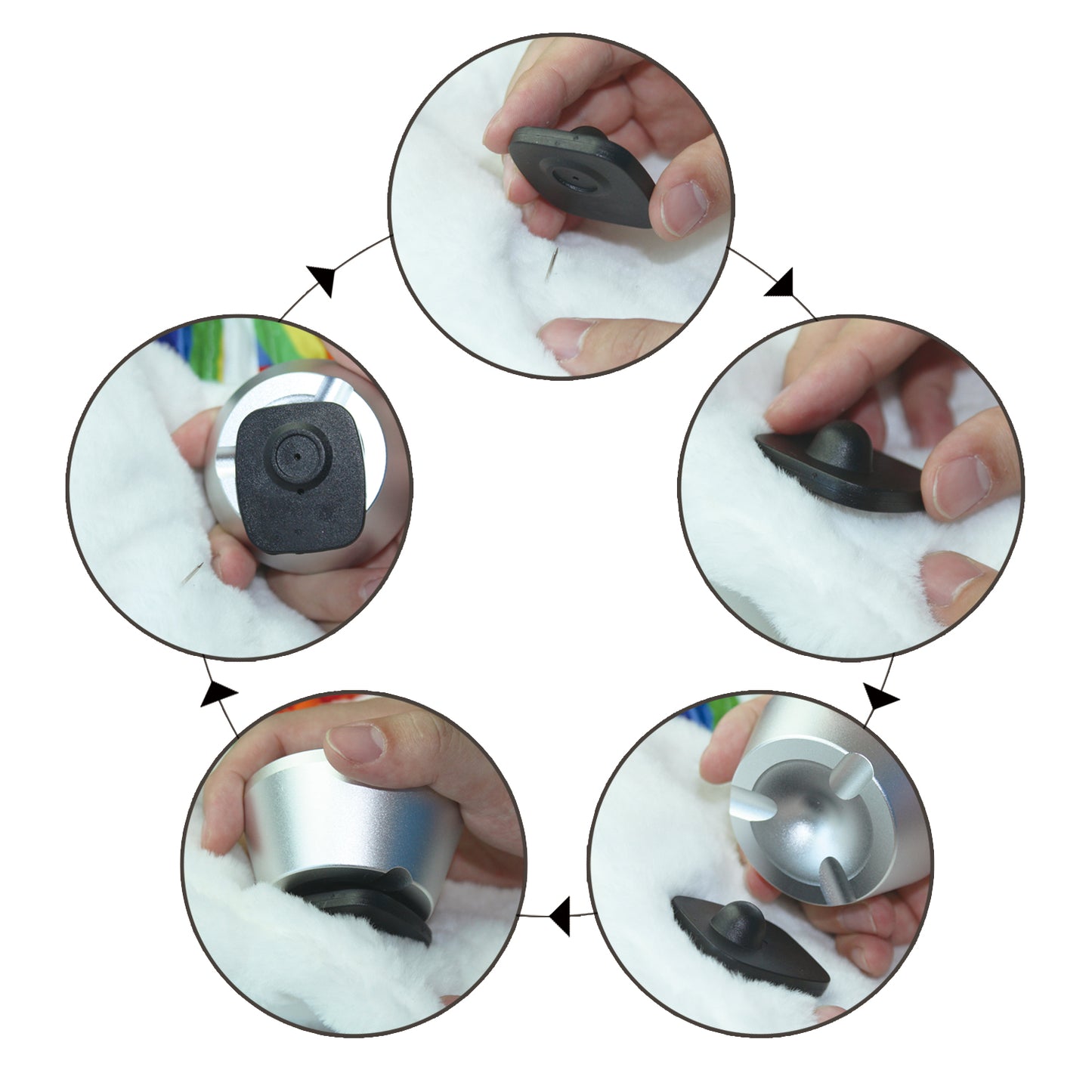 12000GS Tag Detacher Magnetic Security Tag Remover Rare Earth Magnet For Stores