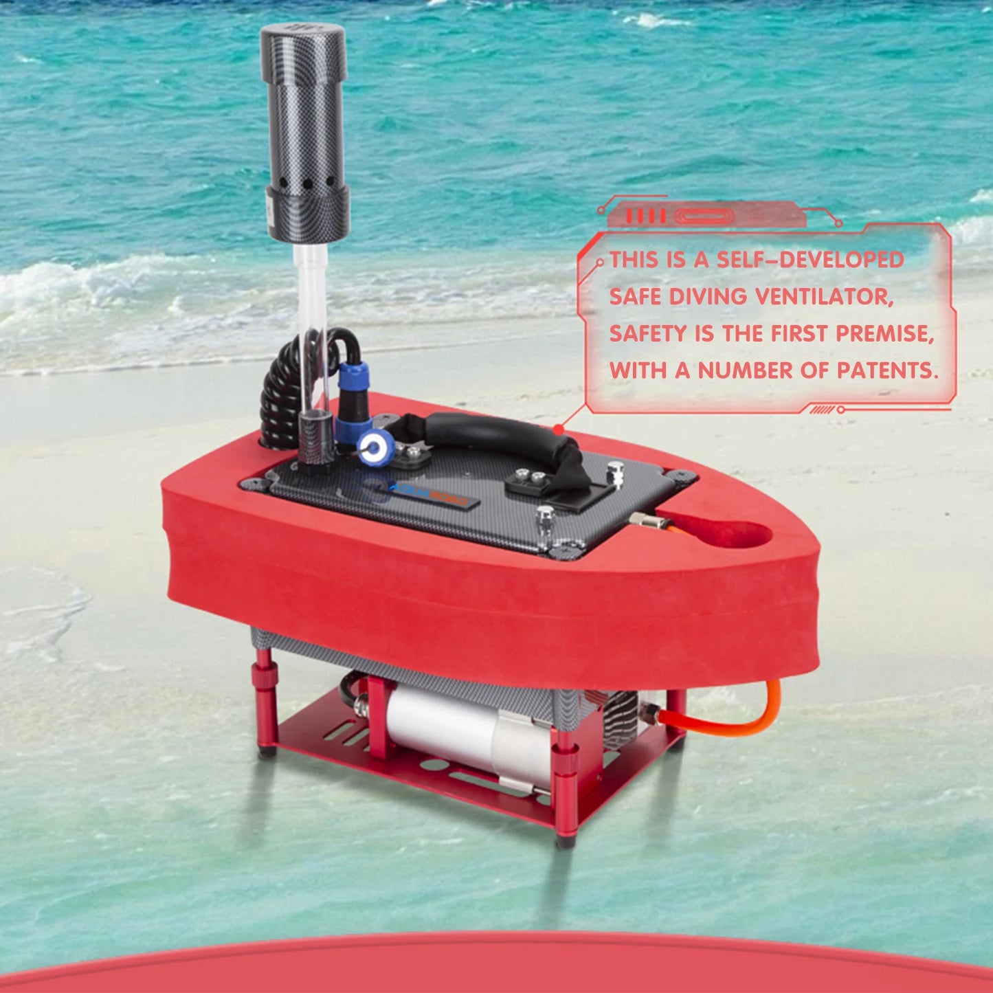 AQUAROBO S9Pro 6H (8pro) Dive Systems Diving Ventilator Diving Scuba Tanks,Diving Tanks Portable Rechargeable Scuba Tanks Diving System (Used Products, Not Returnable Once Sold)