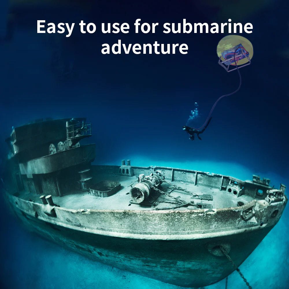 AQUAROBO 619 Diving Ventilator Diving Scuba Tanks,Diving Tanks Portable Rechargeable Scuba Tanks Diving System (Used Products, Not Returnable Once Sold)