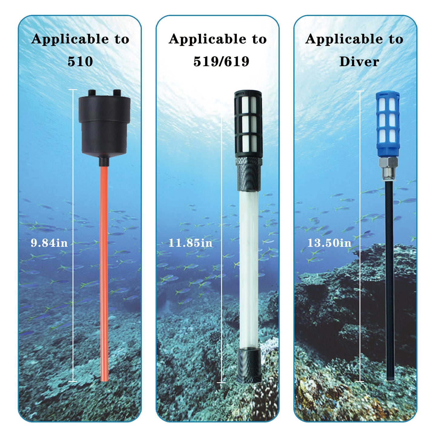Aquarobo Dive Systems Accessory Diving Equipment Rebreather Diving Silenced Intake Pipe , Secondary Respirator Equipment