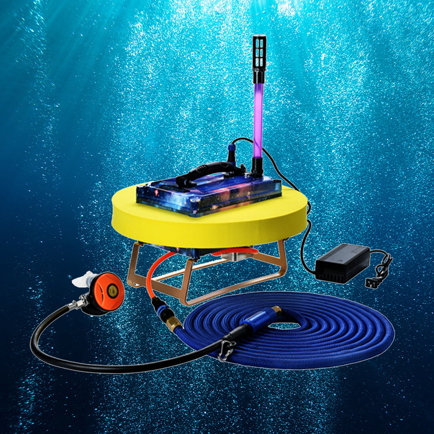 AQUAROBO-619 Scuba Diving Ventilator,Diving Ventilator, Portable Rechargeable Scuba Tanks Diving System(4~5 Hours)