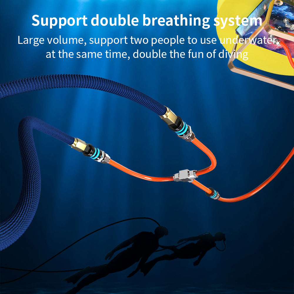 AQUAROBO-619 Scuba Diving Ventilator,Diving Ventilator, Portable Rechargeable Scuba Tanks Diving System(4~5 Hours)