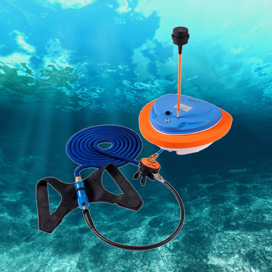 AQUAROBO-510 Scuba Diving Ventilator,Diving Ventilator, Portable Rechargeable Scuba Diving Tank, 3.5~5 Hours (Used Products, Not Returnable Once Sold)