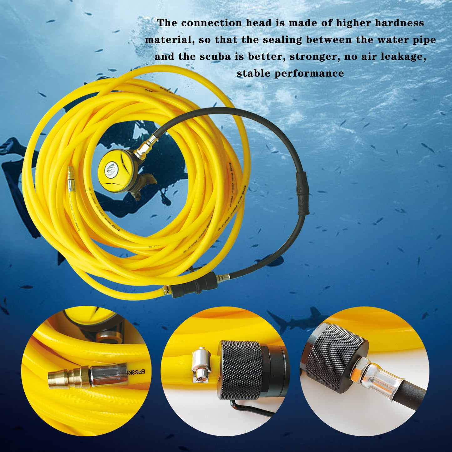 Aquarobo Dive Systems Accessory Diving Hose Diving Equipment Telescopic Tube Swimming Oxygen Breathing Tube