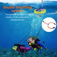 Aquarobo Dive Systems Accessory Upgrade Metal Tee Tube,Y-type separation tube, diving snorkel separation tube (double divers mode or single diver BCD mode)
